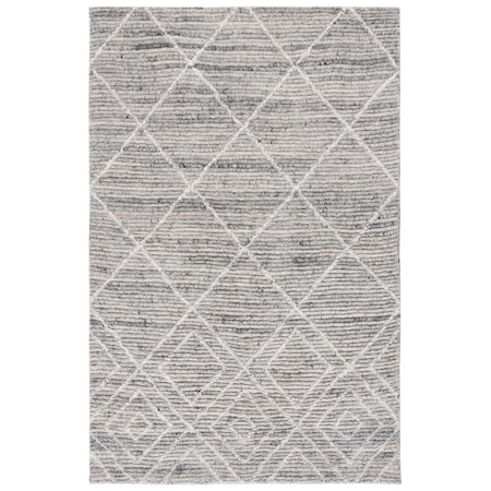 Safavieh 4 x 6 ft. Kenya Handmade Rectangle Area Rug Grey & Ivory KNY778F-4